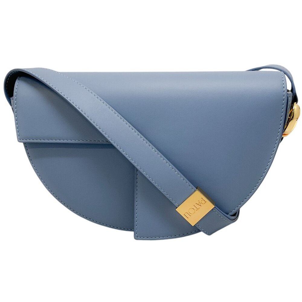 Patou Sky Blue Leather Le Patou Bag